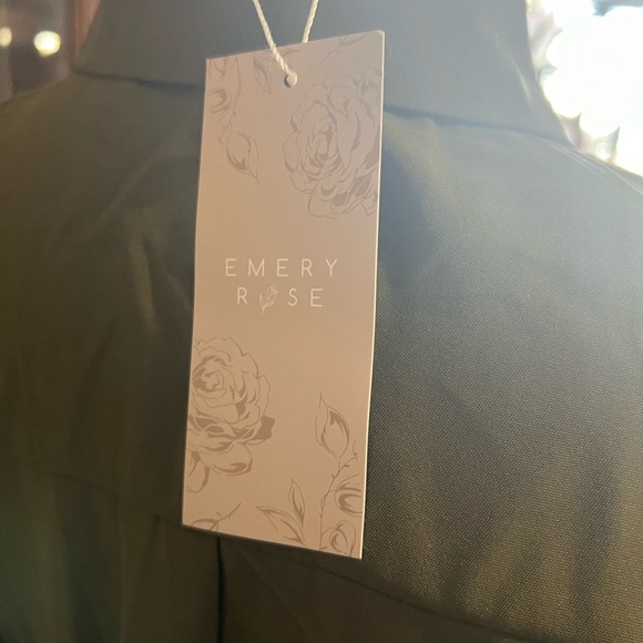 Long Green Button Dress - Picture 5 of 6